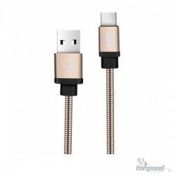 Cabo USB Tipo-C em Inox para Recarga e Sincronização 1m - INXC10GD